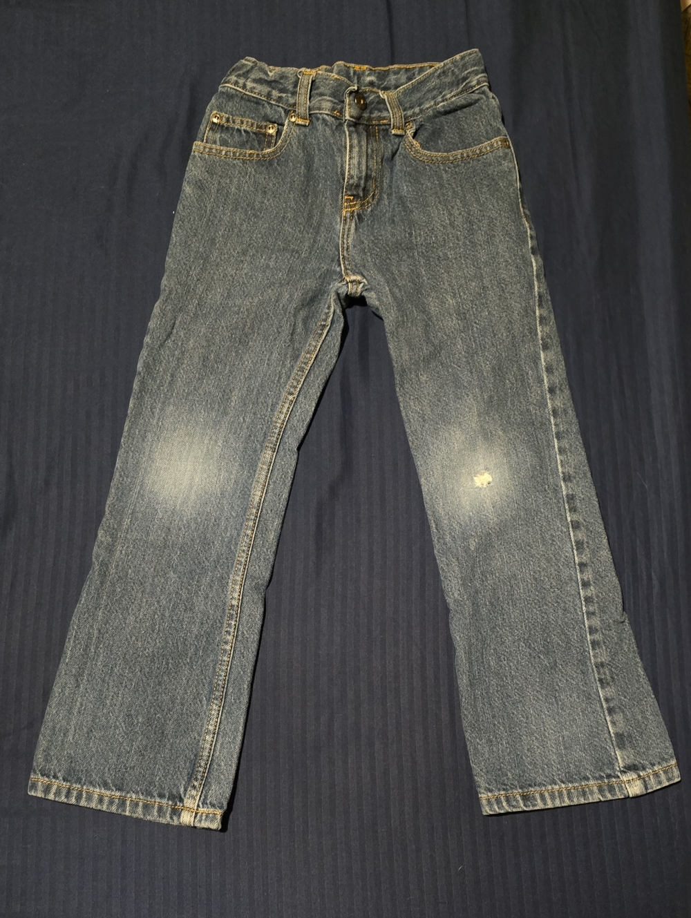 Faded Glory Boy's Straight Jeans in Faded Blue